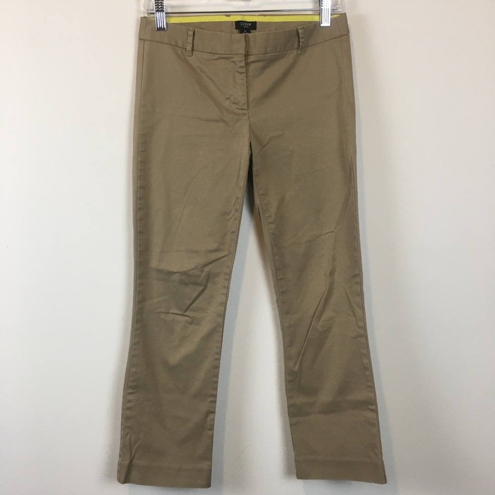 J. Crew City Fit Chino Stretch Crop Pants